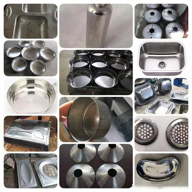 不銹鋼制品拉伸液壓機應用